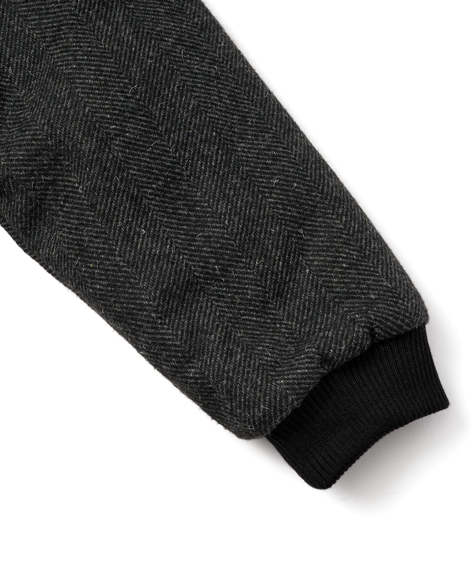 Noen レザーヨーク中綿ツイードジャケット レザーヨーク中綿ツイードジャケット（ダウンジャケット/コート