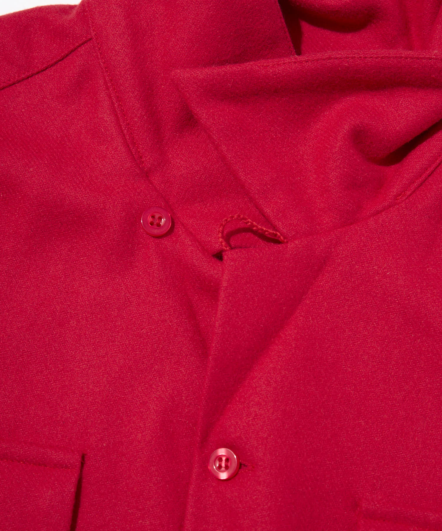 ウールオープンカラーシャツ[Red] – Noen