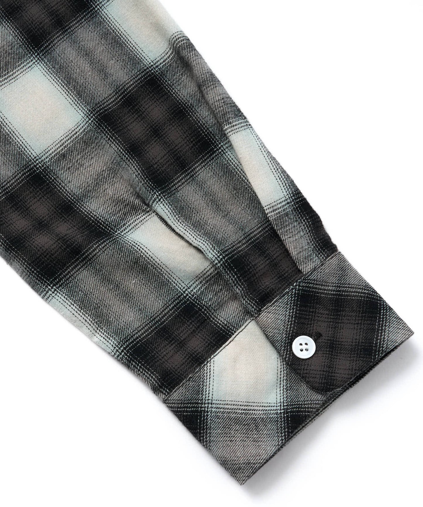オンブレチェックシャツ[Black]