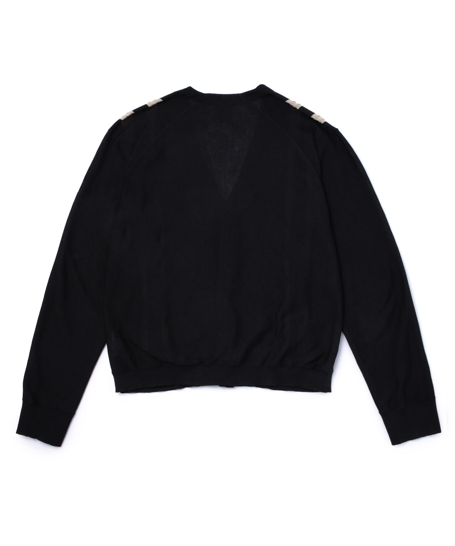 ケーブルスイッチカーディガン[Black×White] – Noen