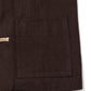 ウールメルトンダッフルブルゾン[Dark Brown]