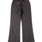 シンチバックブーツカットジーンズ[Black]