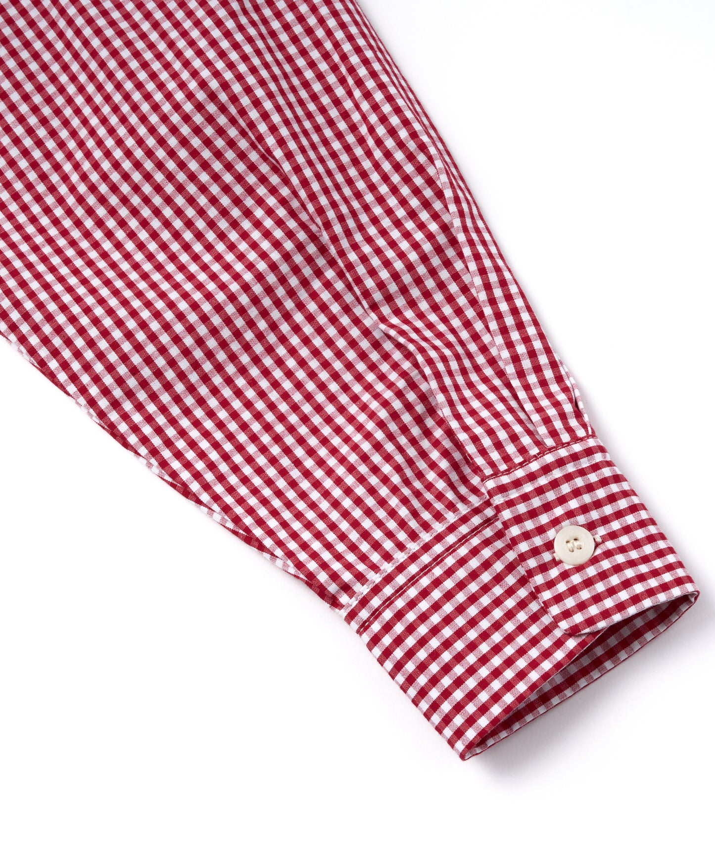 オープンカラーギンガムチェックシャツ[Red]