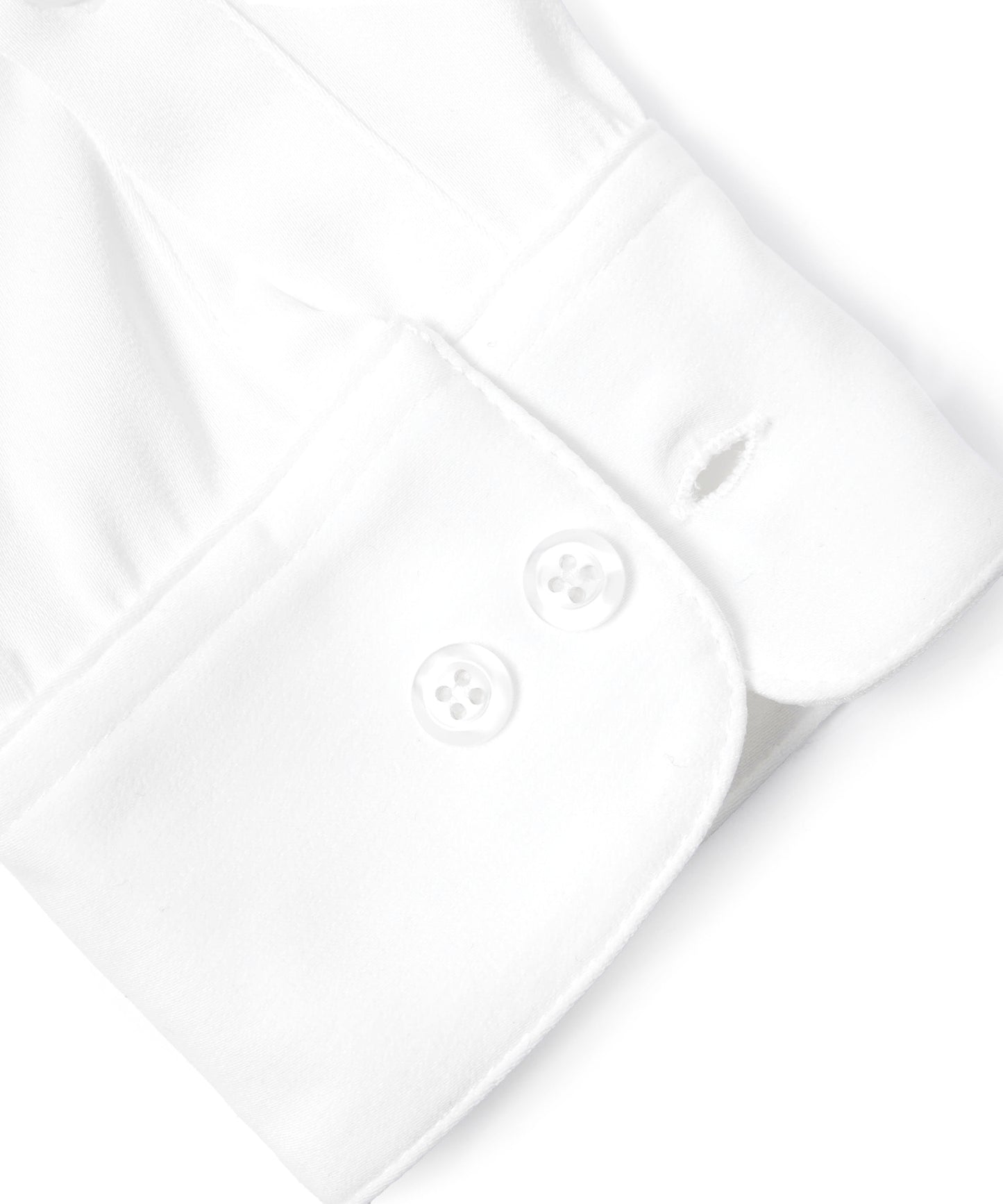 ドレープドレスシャツ[White]