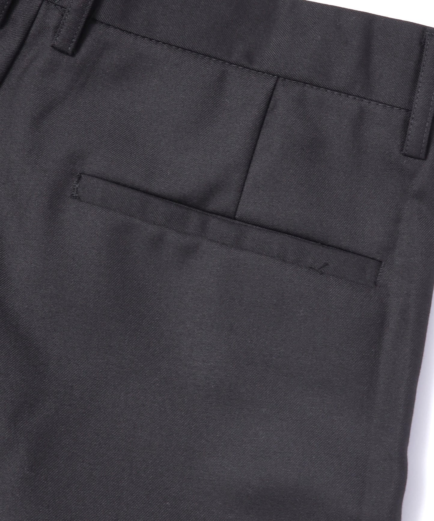 ポケットデザインストレートスラックス[Black]