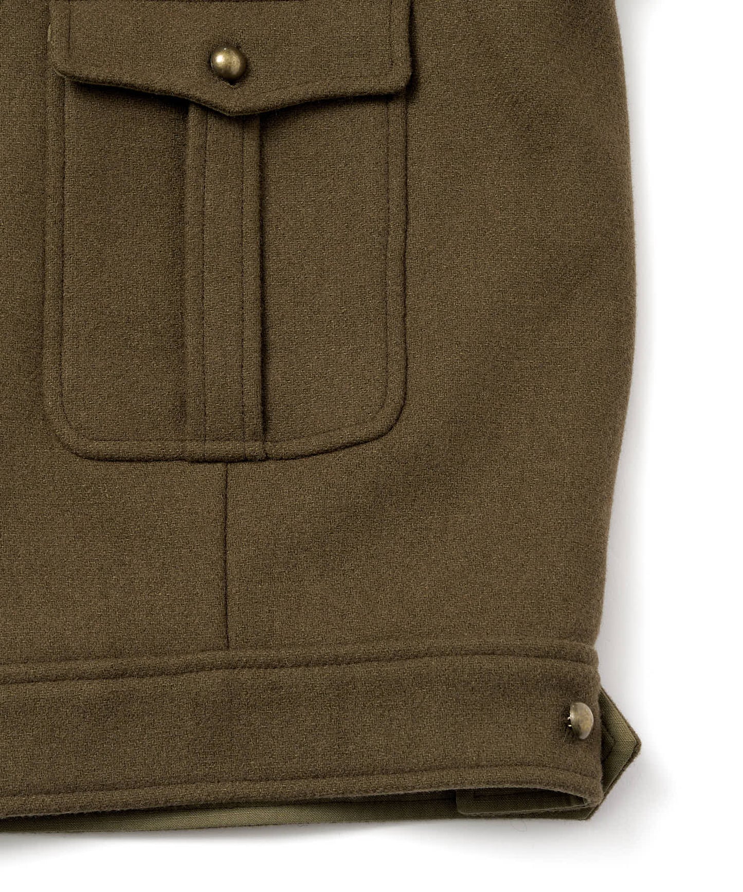 ショートリブミリタリーアイクジャケット[Khaki]