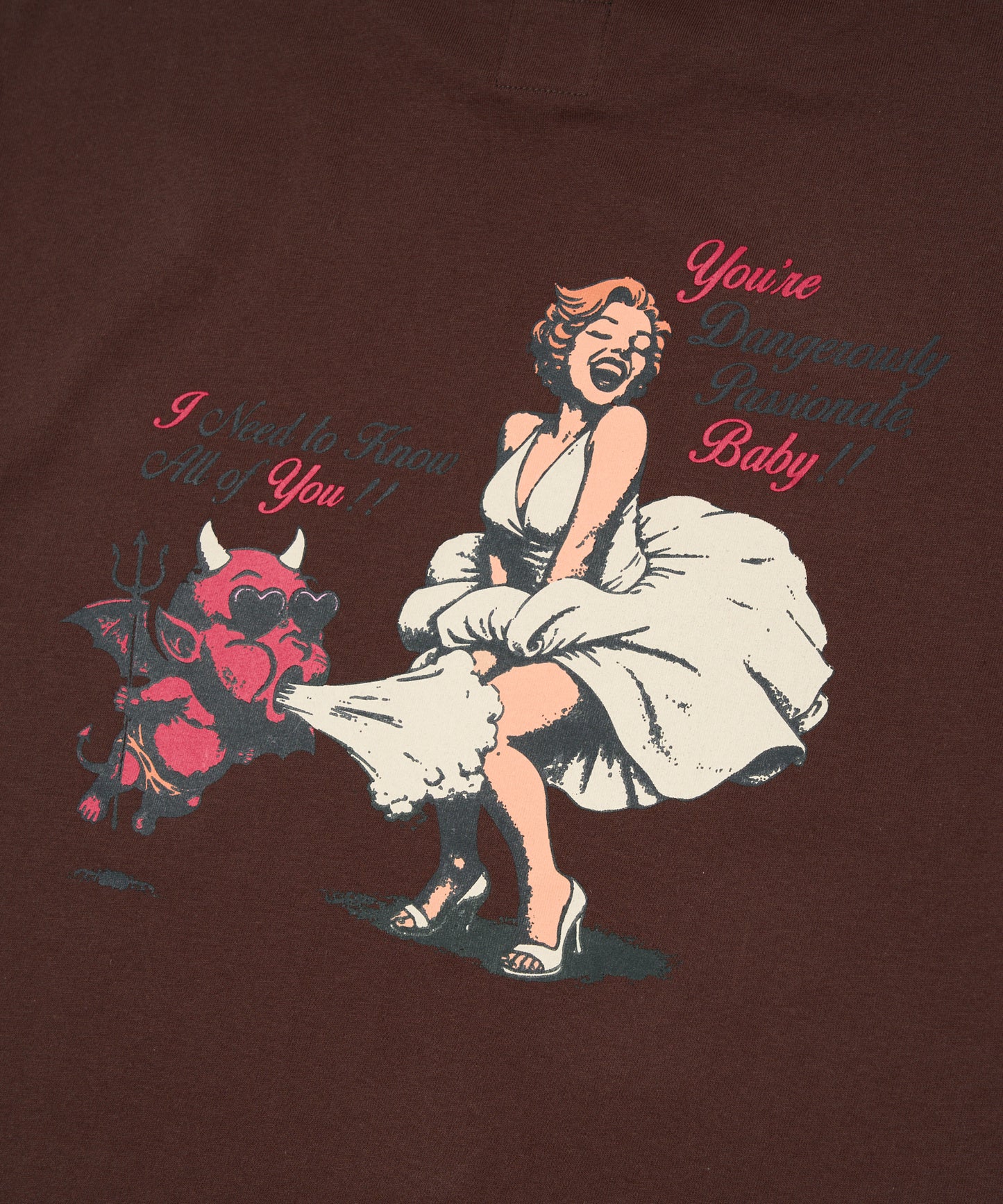 PIN-UP T-SHIRT[Brown]