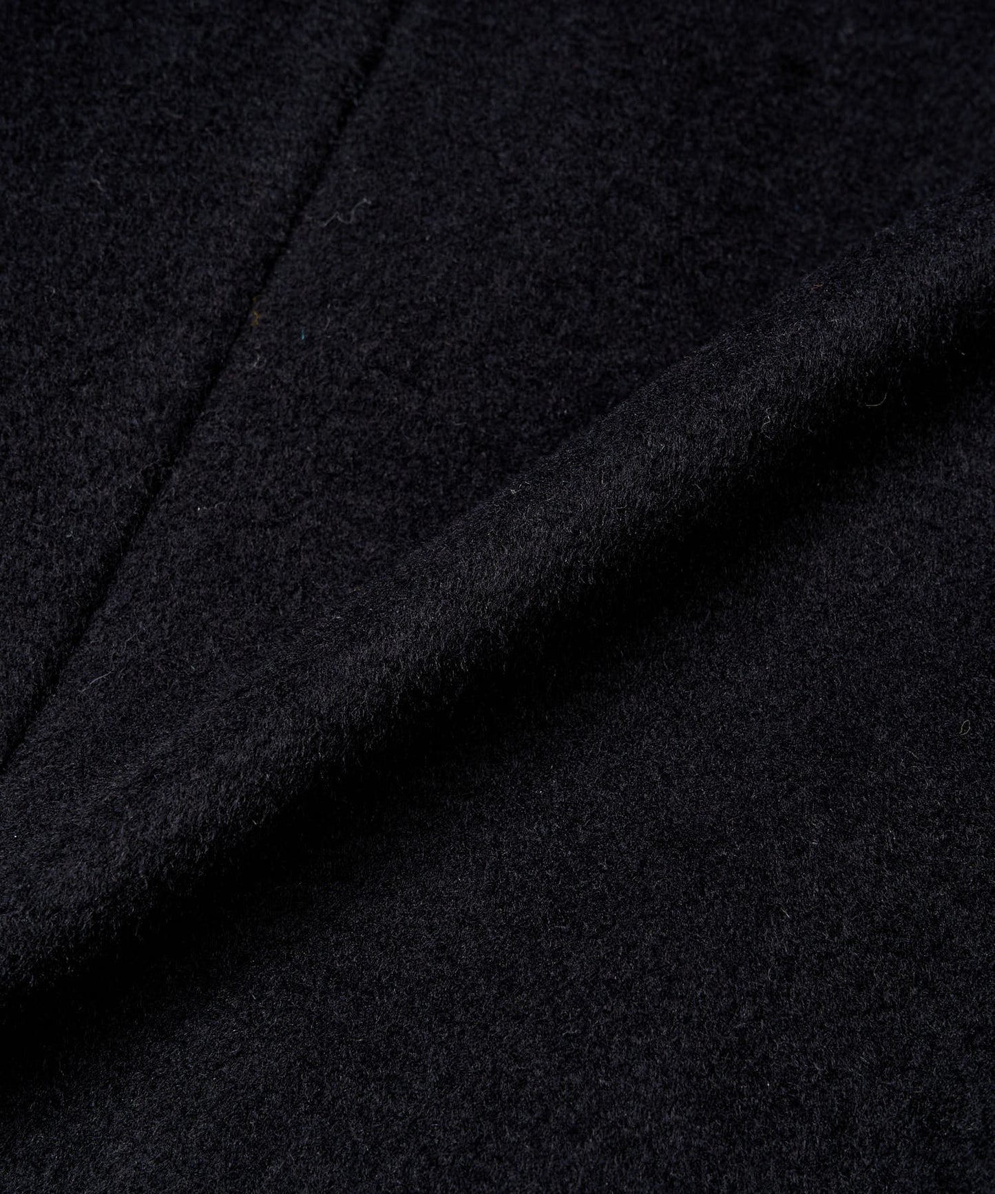 スエードデザインメルトンPコート[Navy]