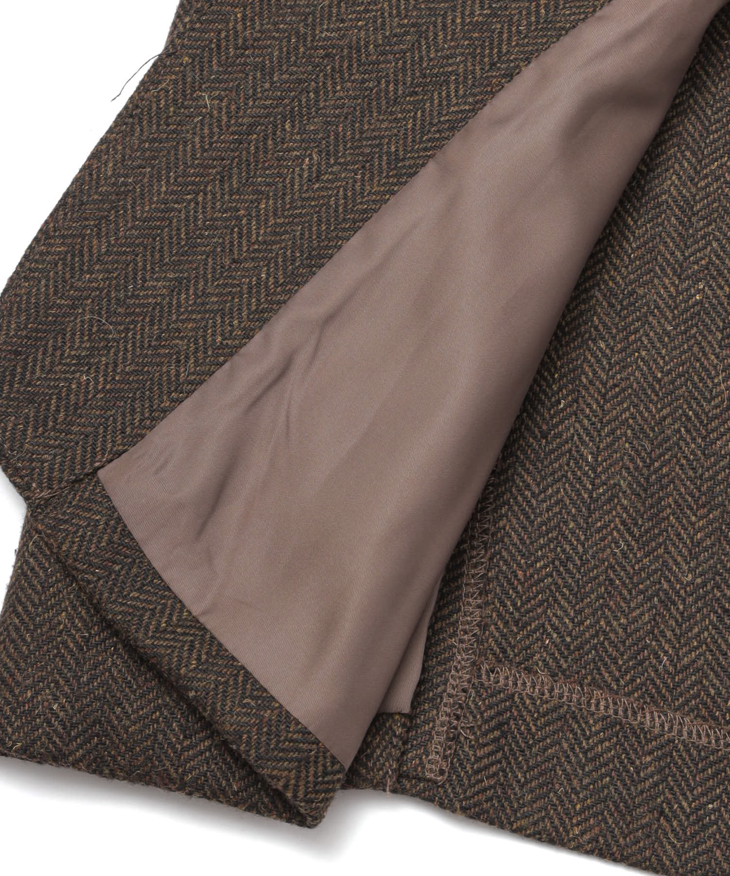 アンカーラペルツイードジャケット[Brown] – Noen