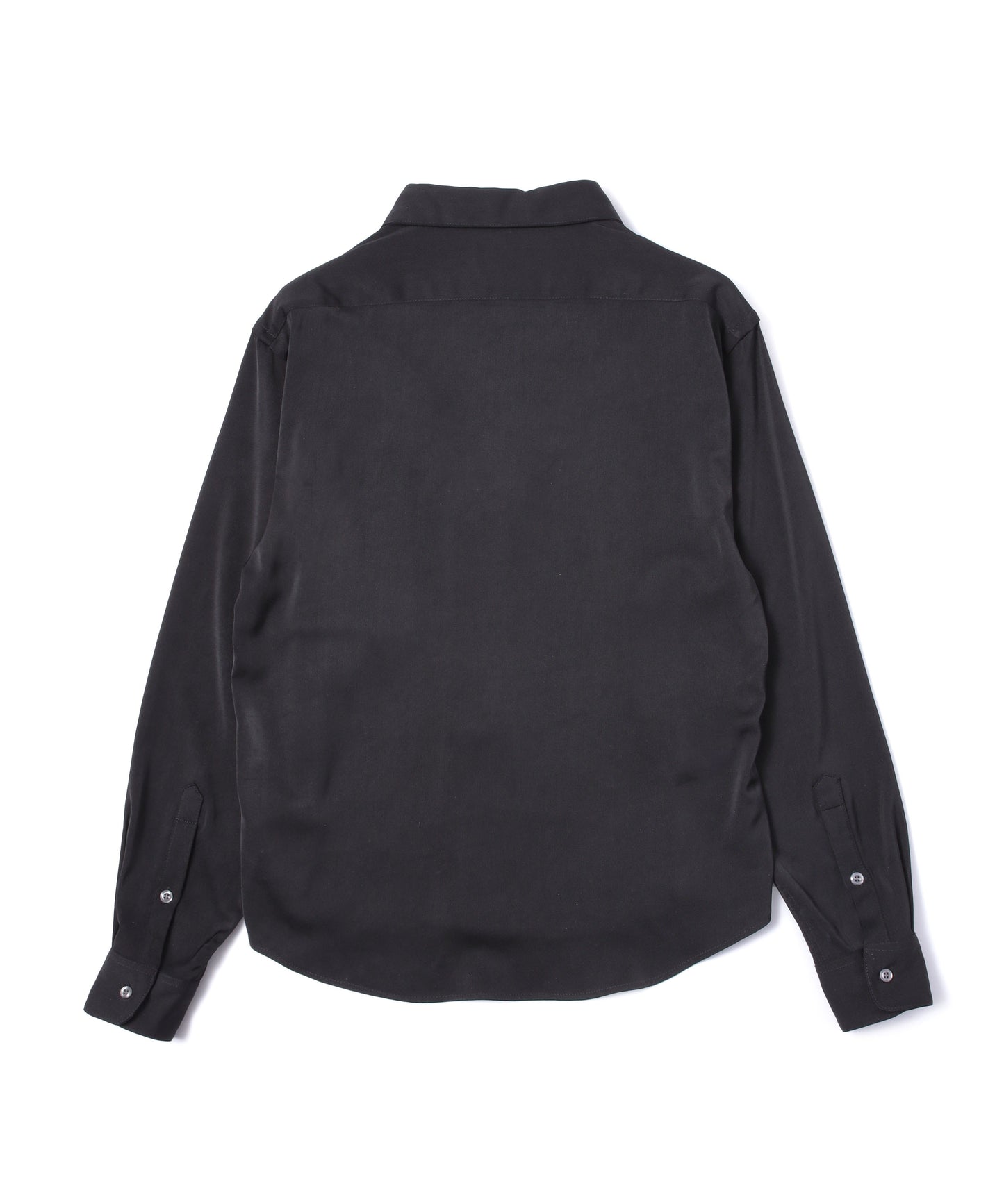 ドレープドレスシャツ[Black]