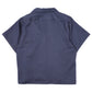 ストライプオープンカラーワークシャツ[Navy]