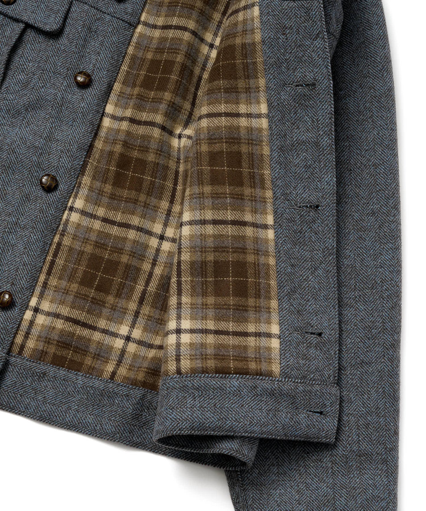 ツイードトラッカージャケット[Light Blue]