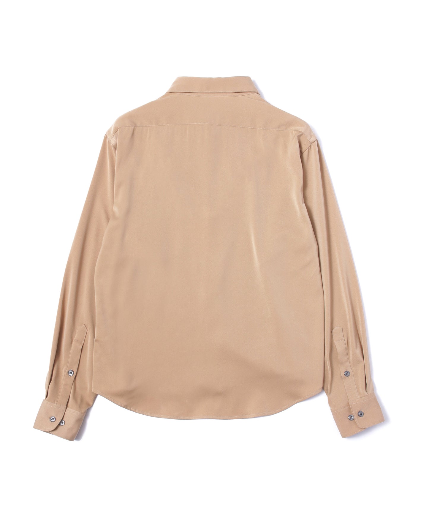 ドレープドレスシャツ[Beige]