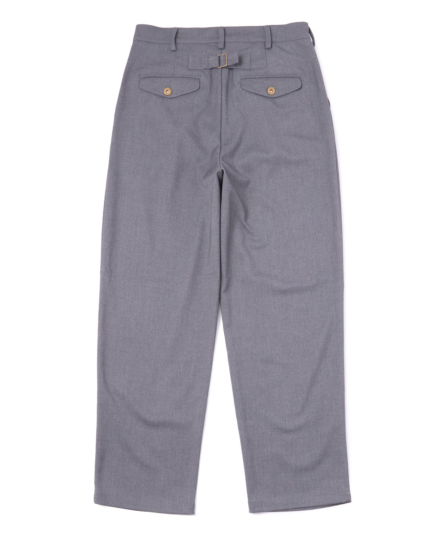 シンチバックテーパードスラックス[Gray]
