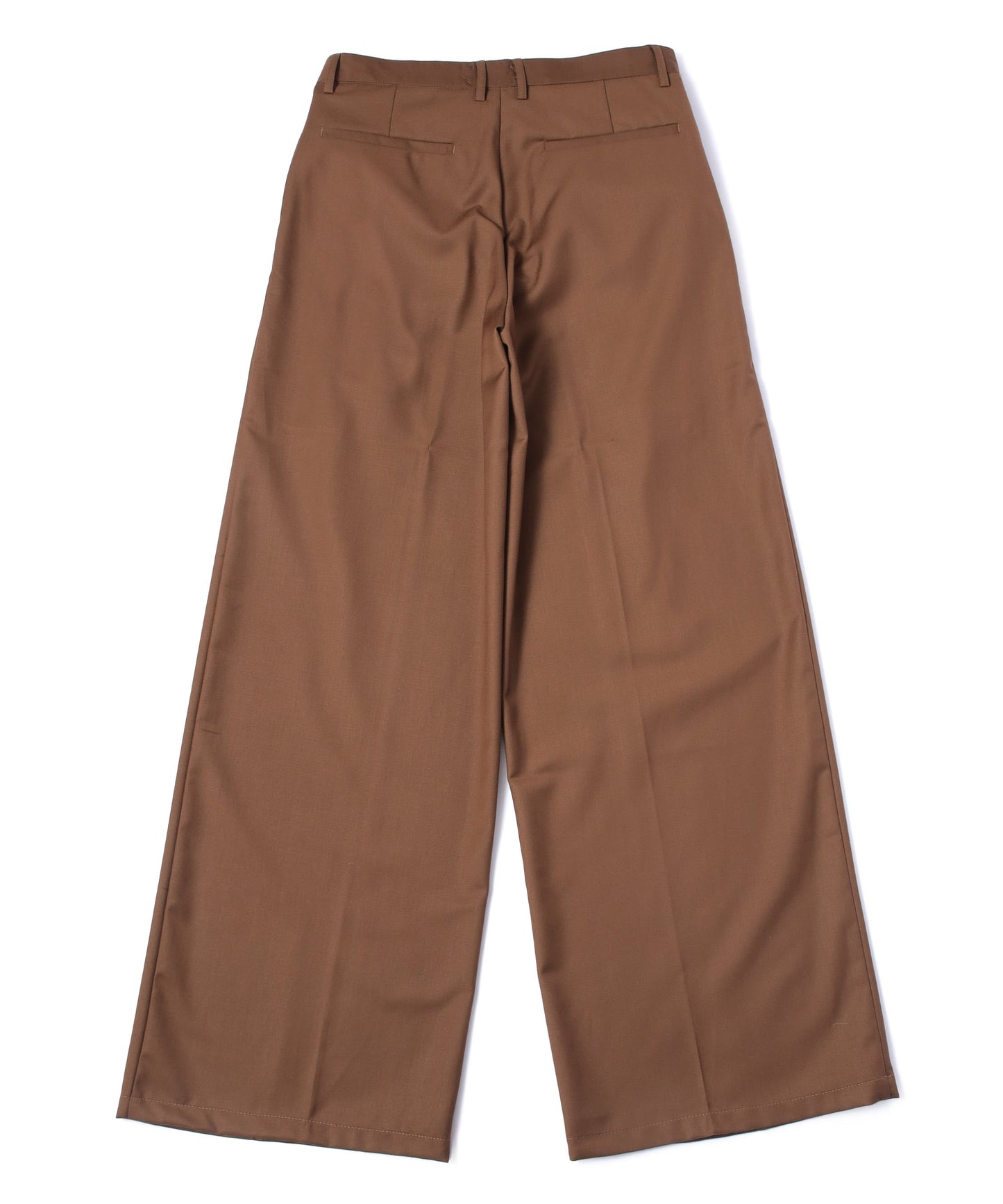 ポケットデザインストレートスラックス[Brown]