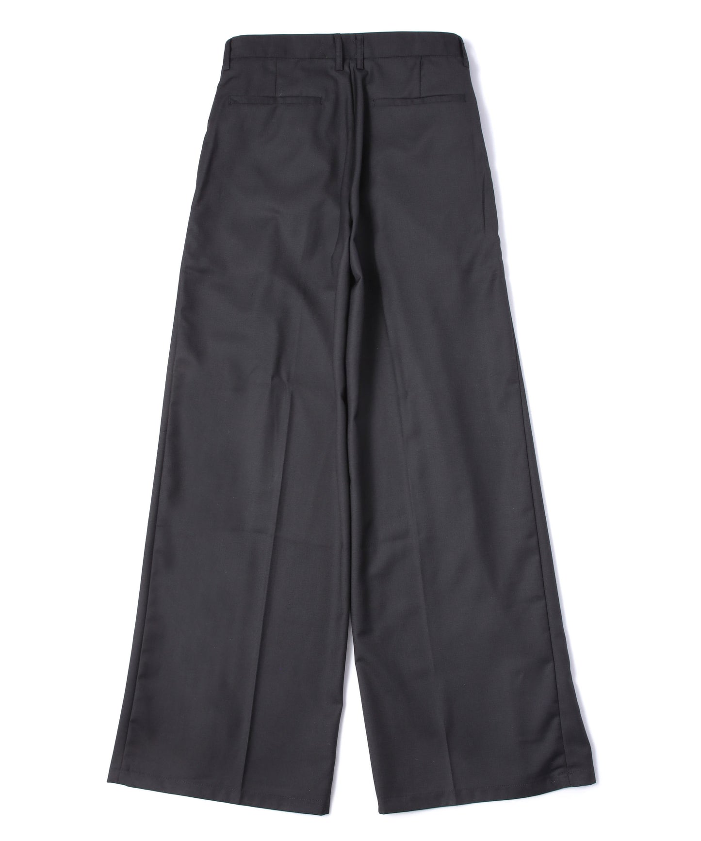 ポケットデザインストレートスラックス[Black]