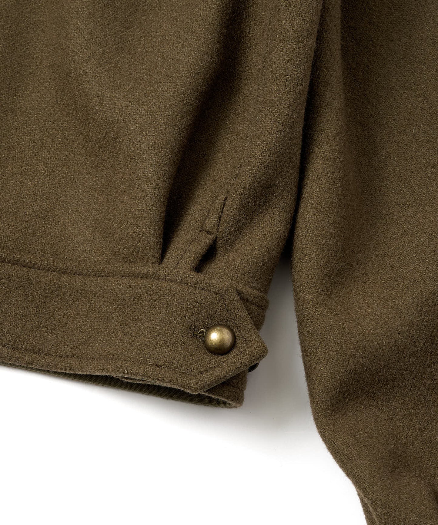 ショートリブミリタリーアイクジャケット[Khaki]
