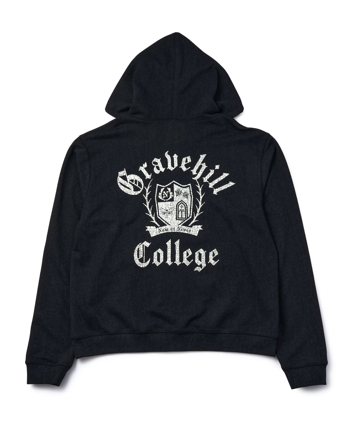 カレッジロゴジップフーディー[Black]