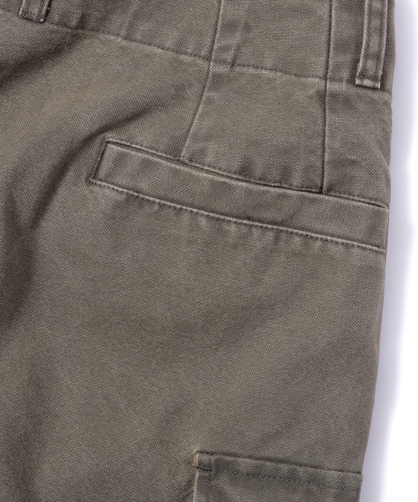 コットンウォッシュドミリタリーパンツ[Khaki]