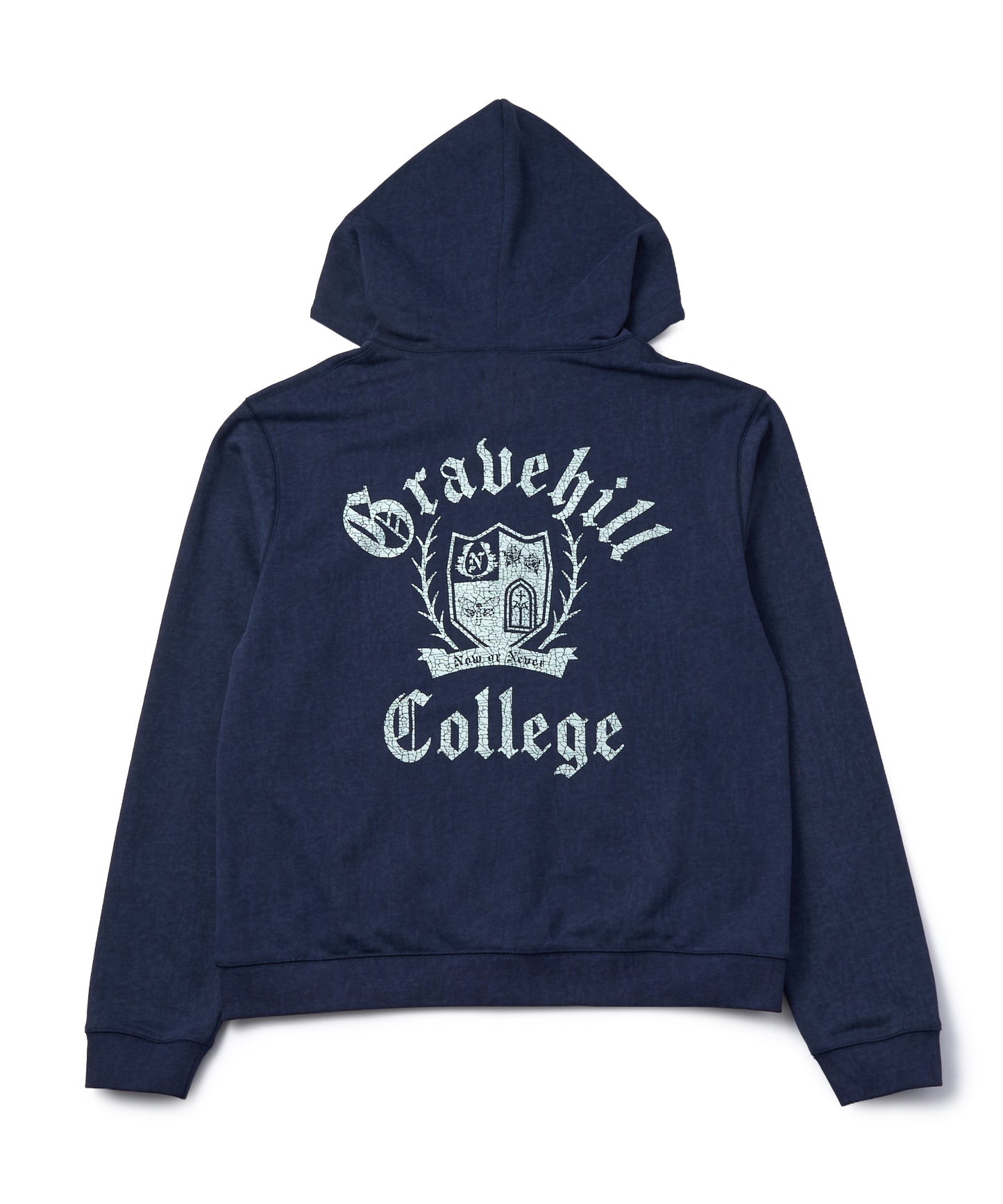 カレッジロゴジップフーディー[Navy]