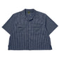 グラフチェックスナップシャツ[Navy]