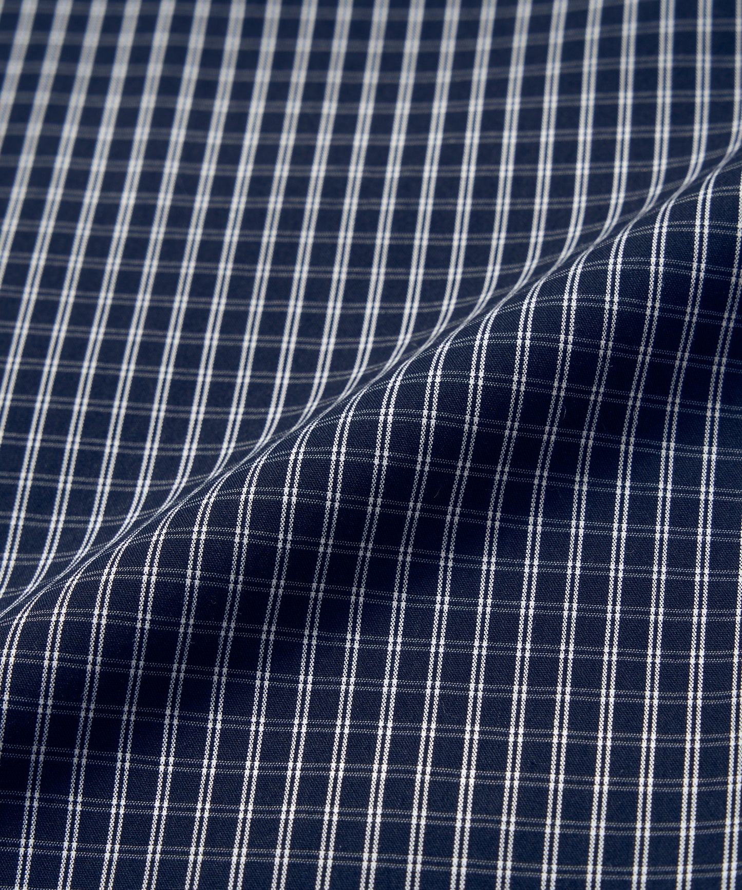 グラフチェックスナップシャツ[Navy]