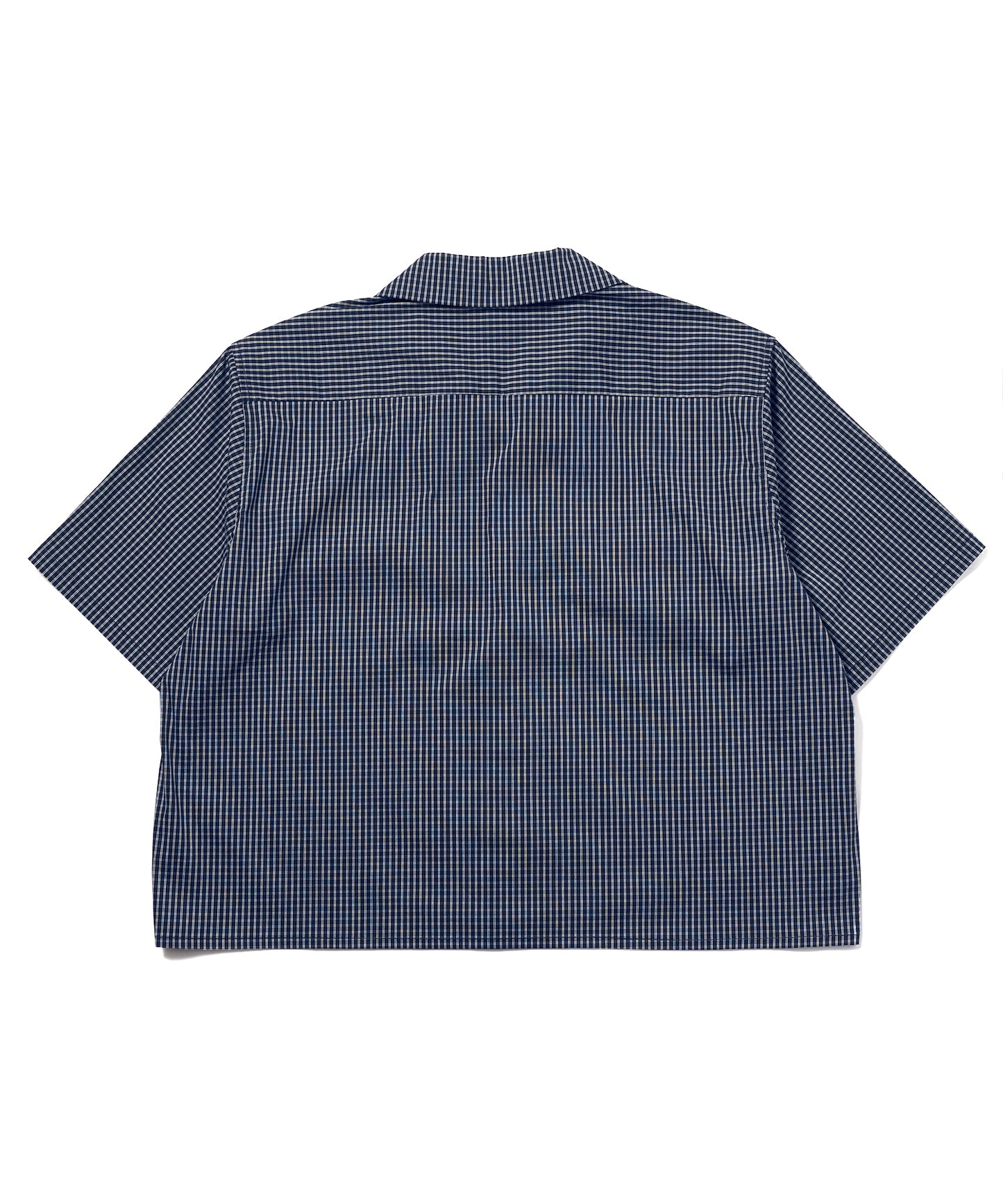 グラフチェックスナップシャツ[Navy]