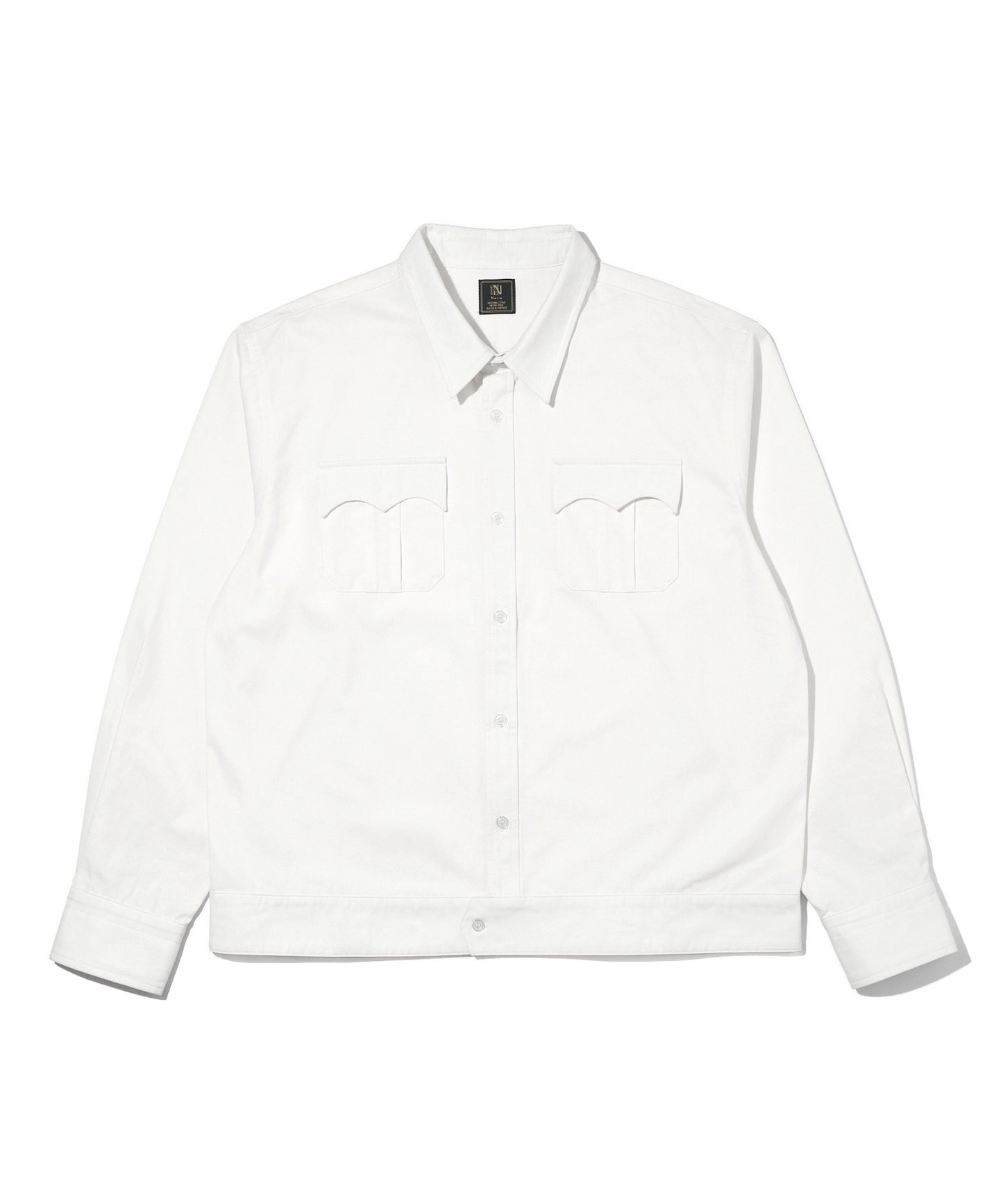 オックスフォードミリタリーシャツ[White]