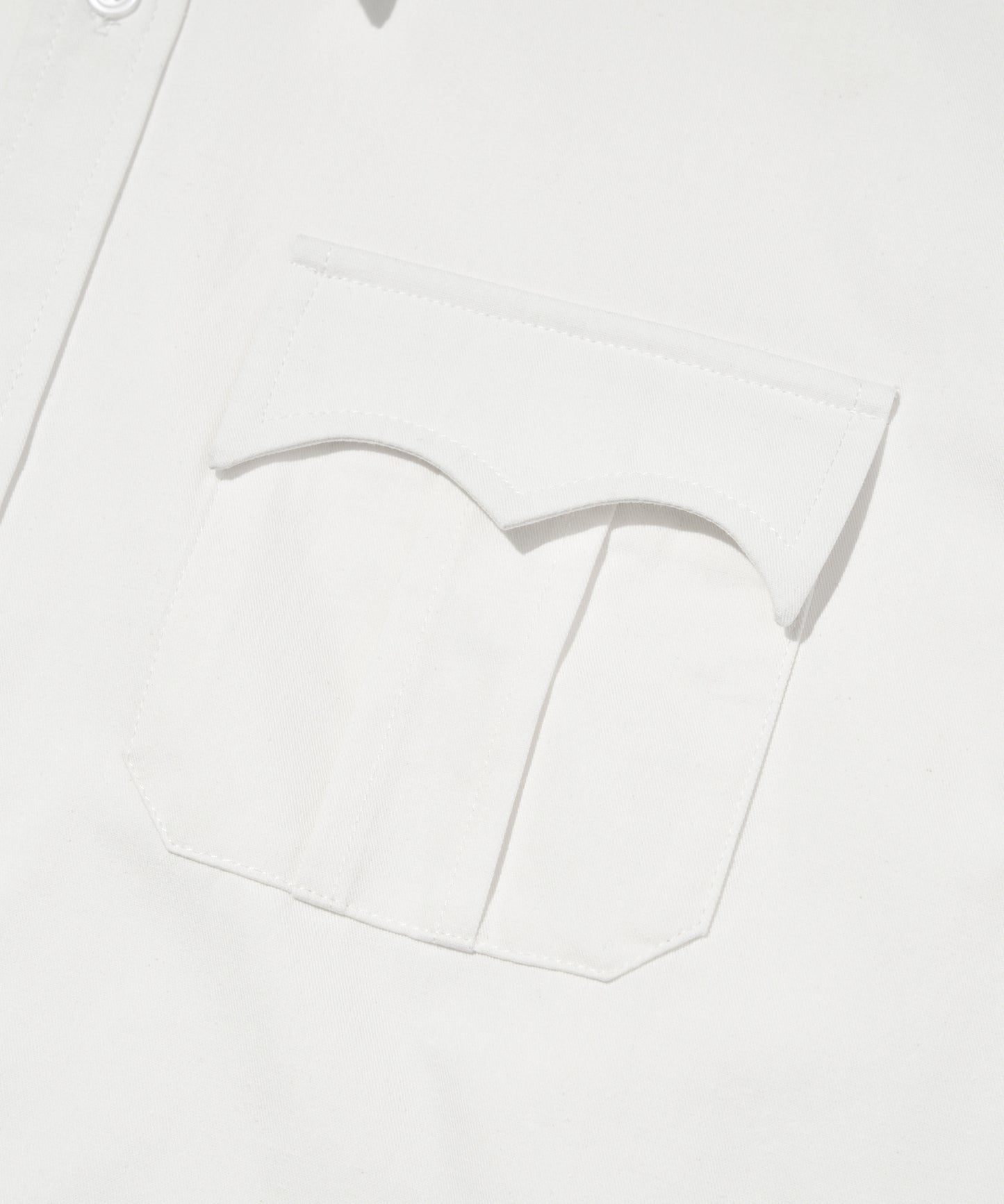 オックスフォードミリタリーシャツ[White]