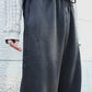 センタープレススウェットパンツ[Black]