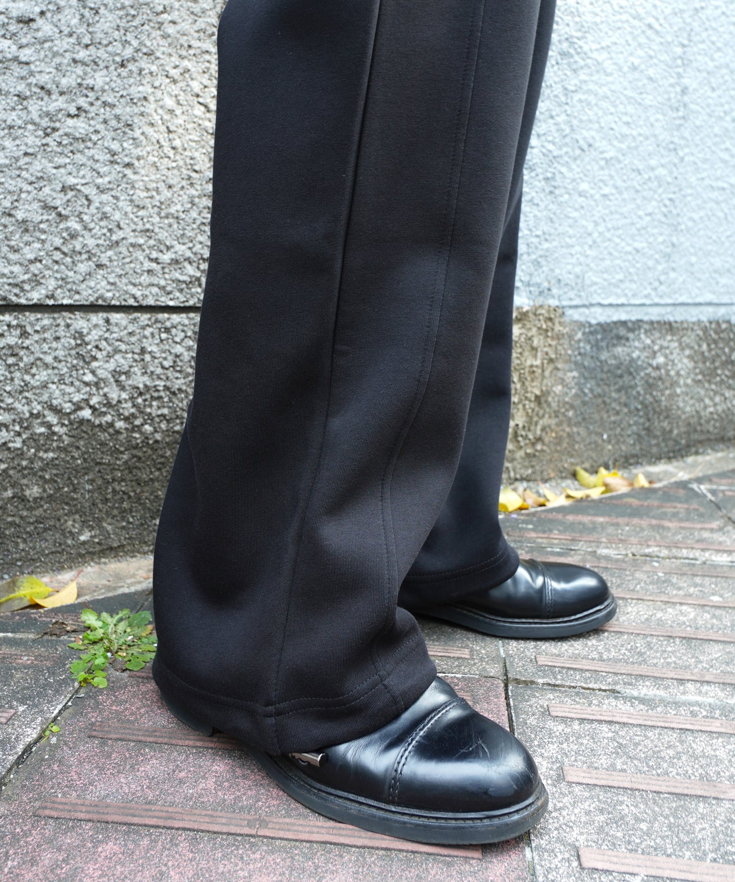 センタープレススウェットパンツ[Black]