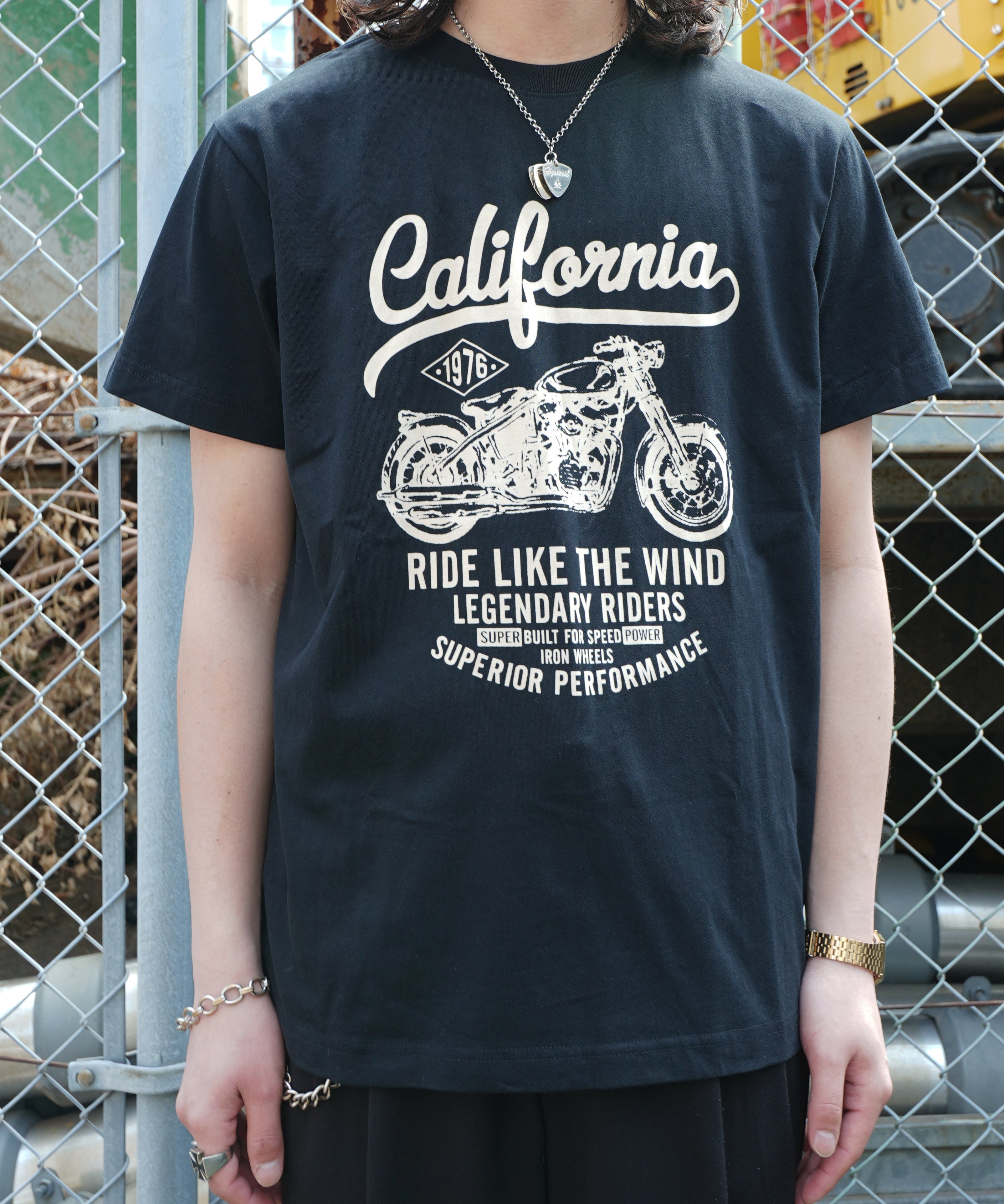 カリフォルニアバイカーTシャツ[Black] – Noen