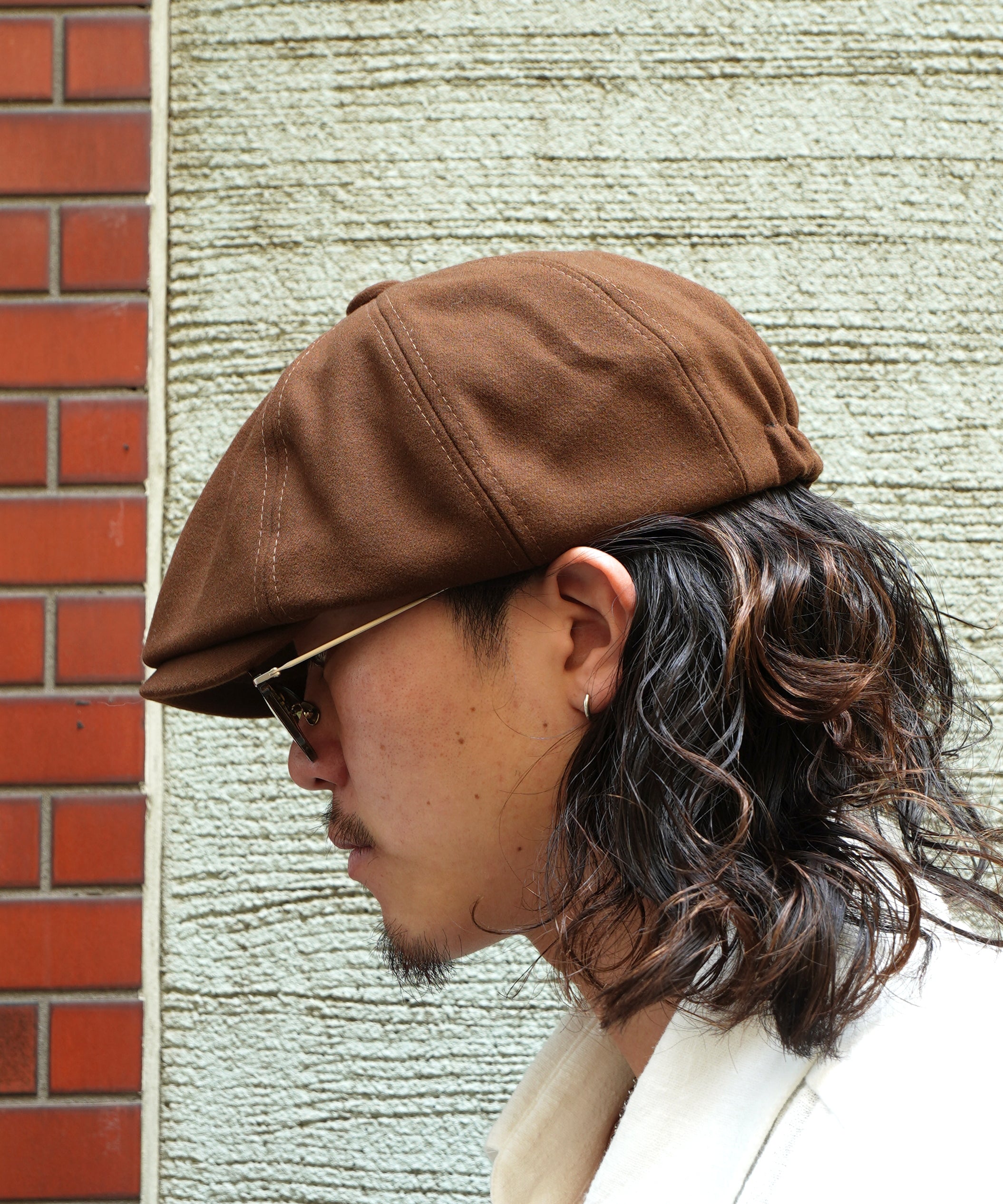 8パネルキャスケット[Brown] – Noen