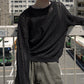 ロープメッシュサマーニット[Black]