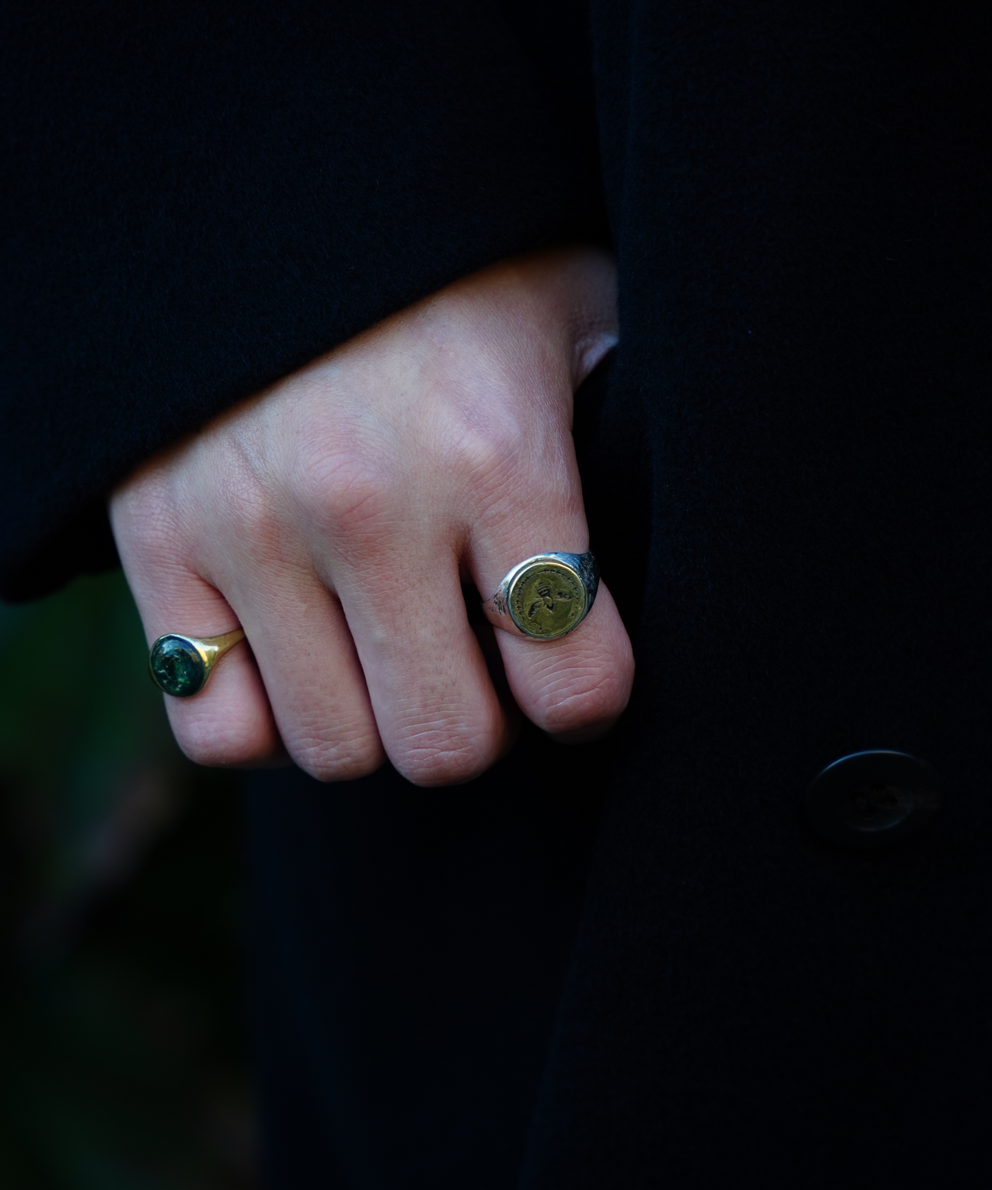 シグネットリング<18Kcoating&Silver925> – Noen シグネットリング<18Kcoating&Silver925> – Noen