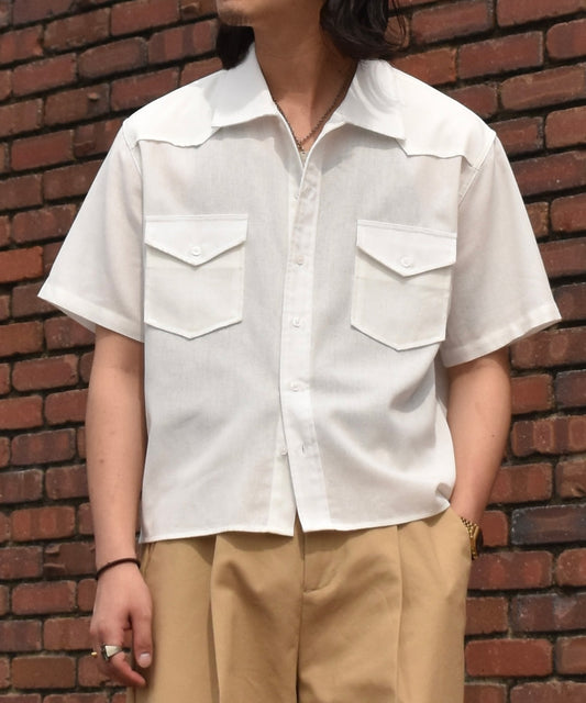 オールドランチウエスタンシャツ[White]