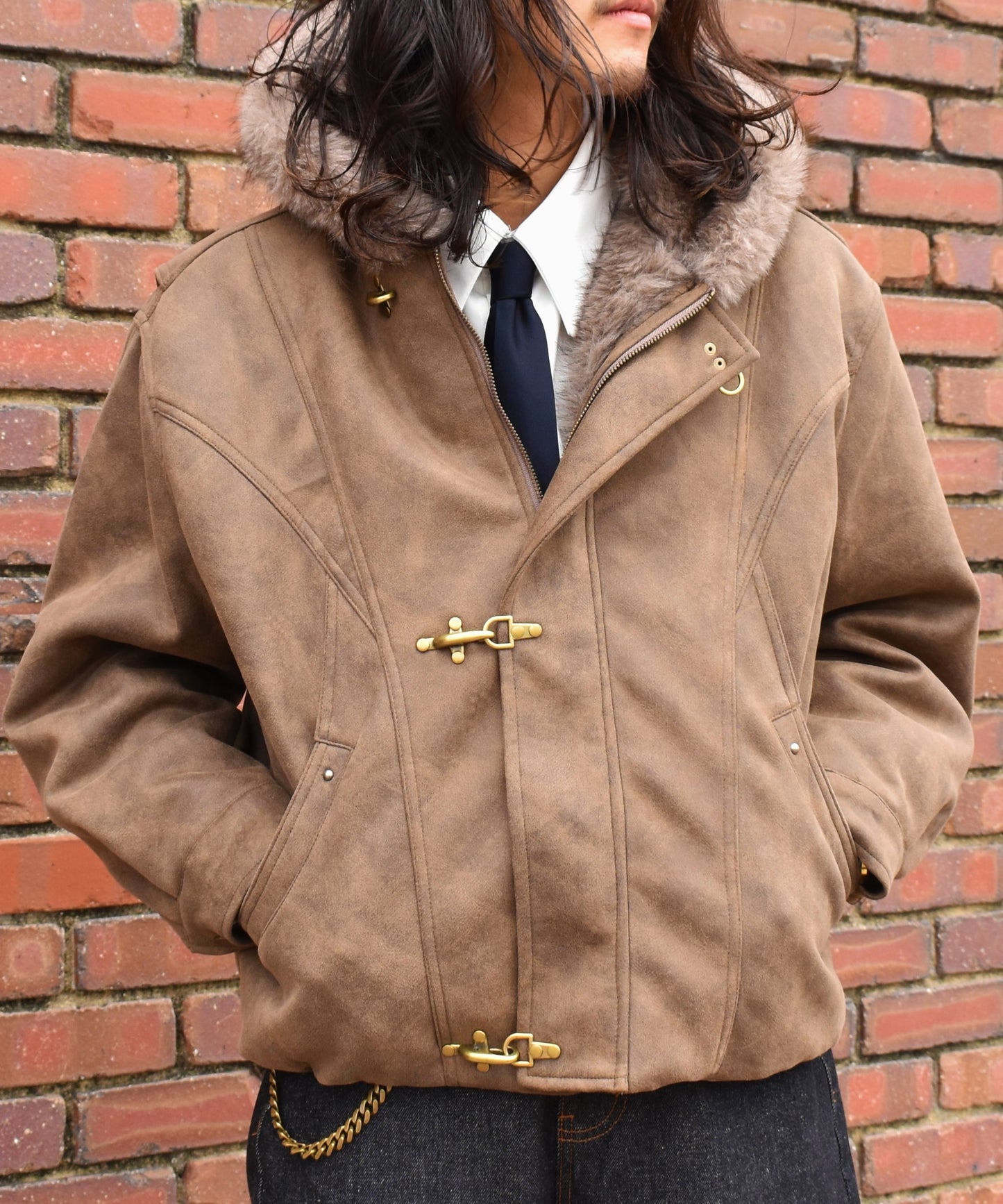 ファイヤーマンファーブルゾン[Dark Khaki]