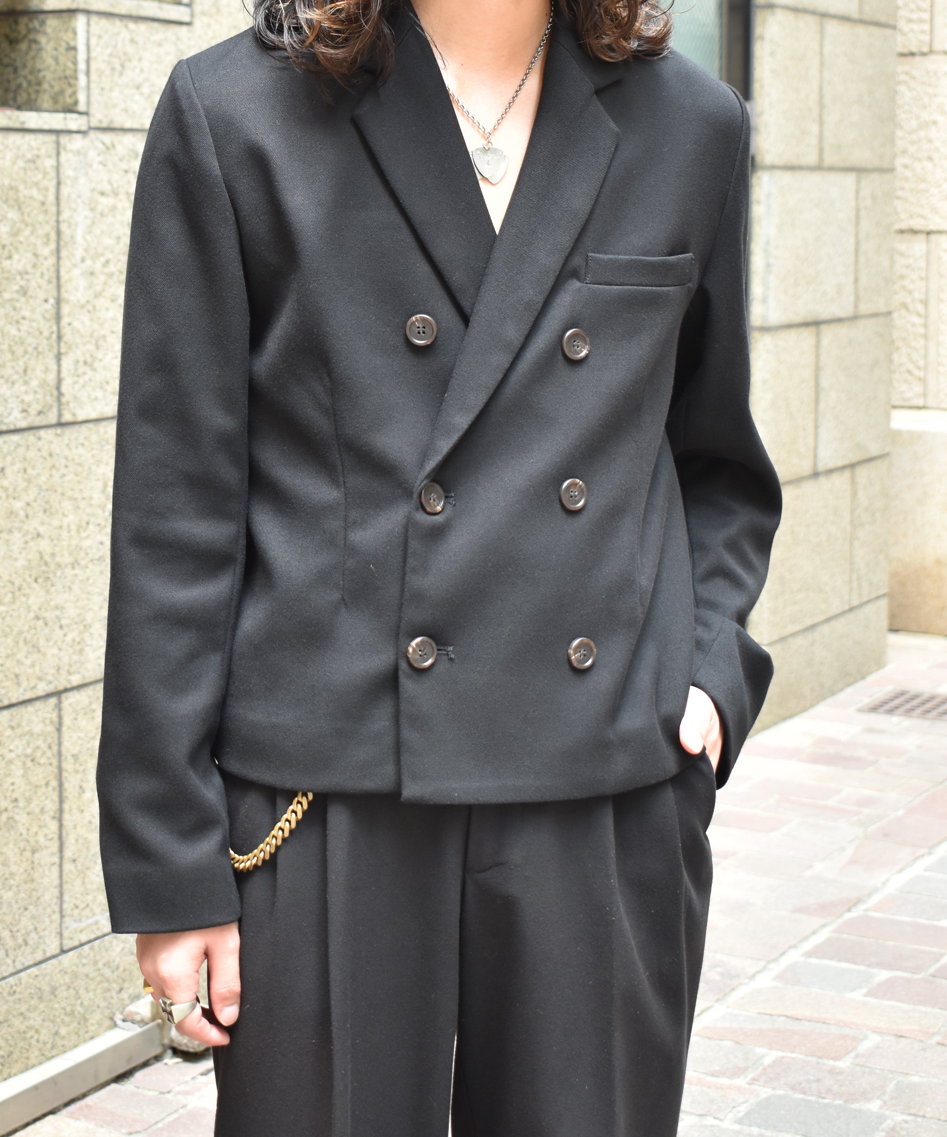 完売！定価4.7万✨Deuxieme Classe アサ　ダブルジャケット36 完売！定価4.7万✨Deuxieme Classe アサ ダブルジャケット36