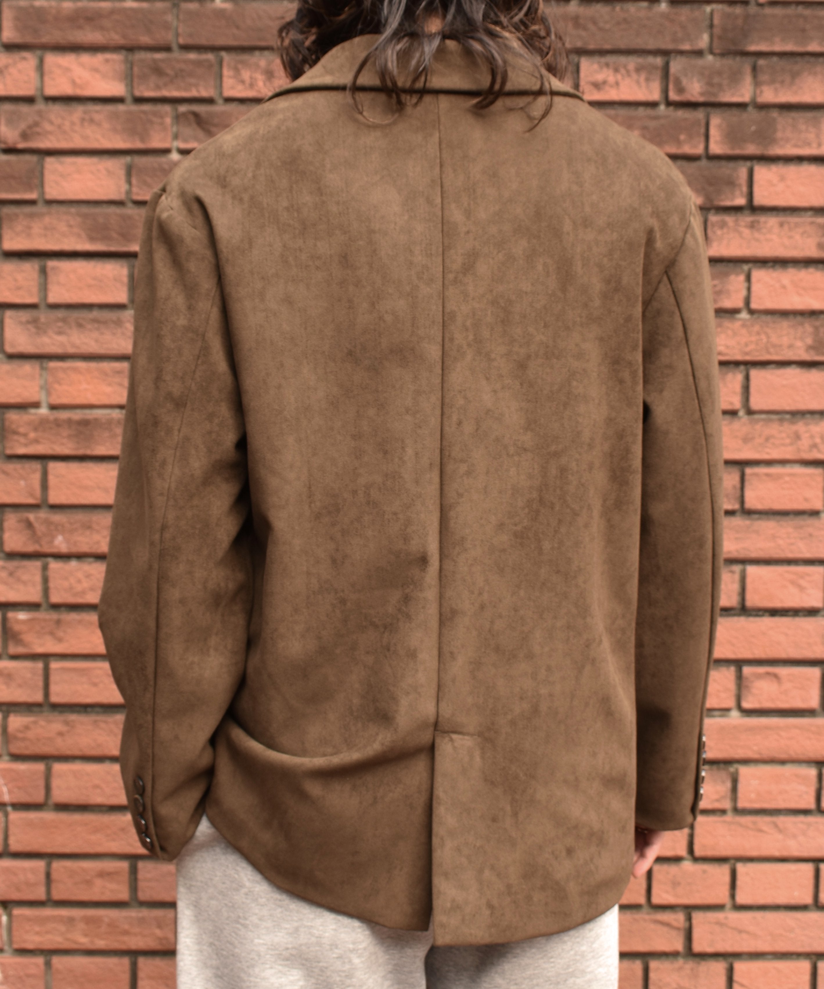 タグ付き未着用^_^ドゥーズィエムクラス購入スエードブラウンジャケット 42 タグ付き未着用^_^ドゥーズィエムクラス購入スエードブラウン