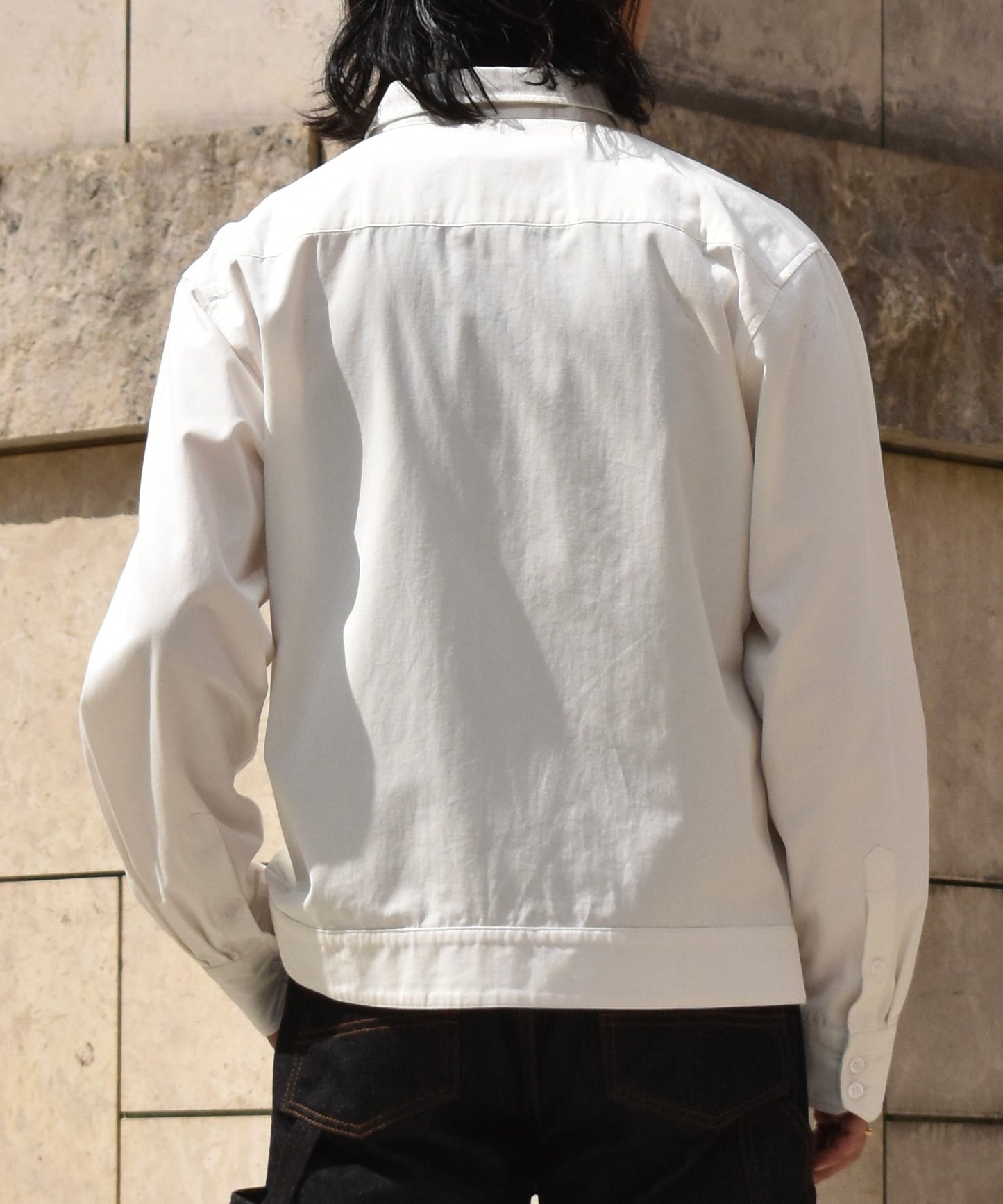オックスフォードミリタリーシャツ[White]