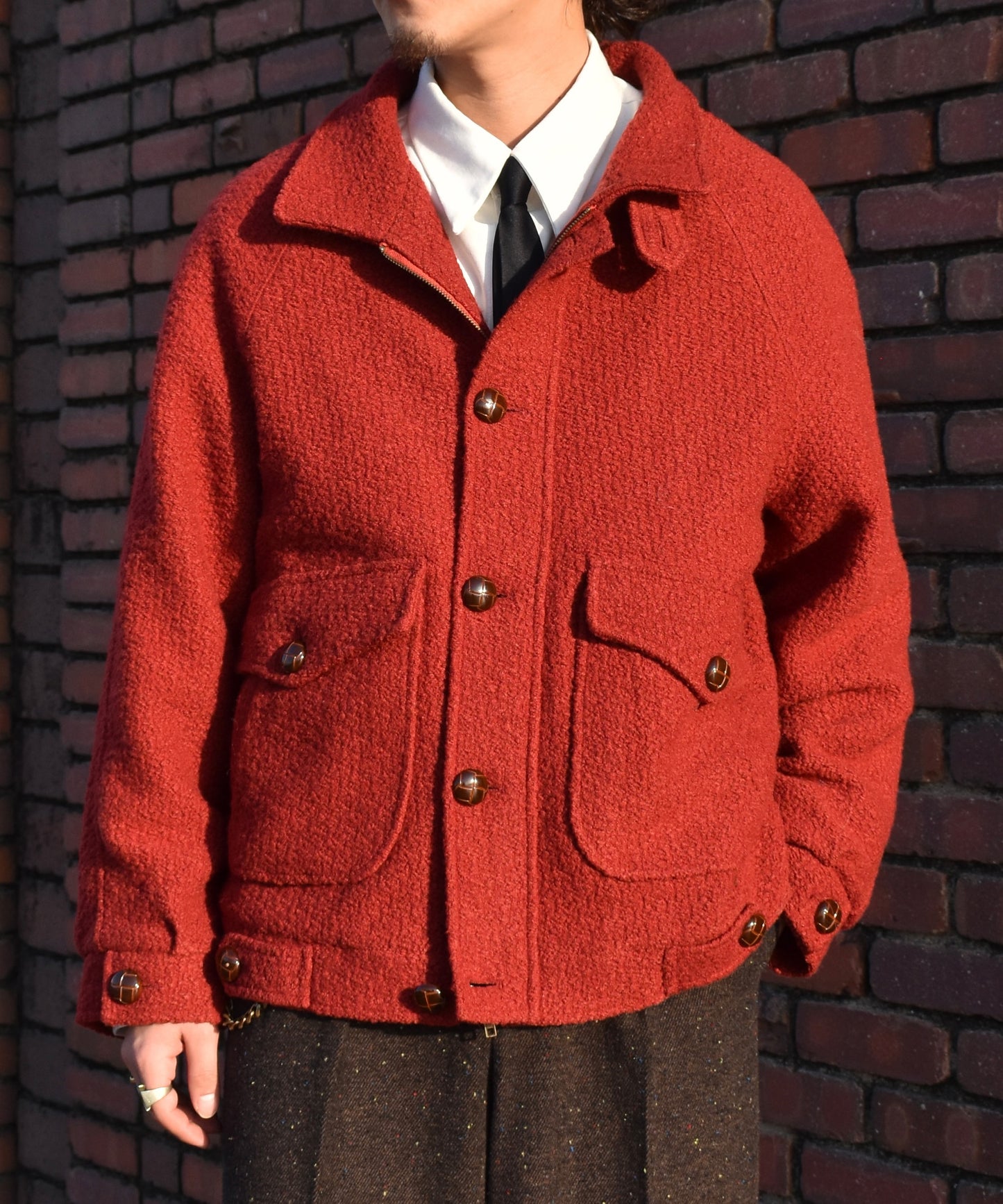 ボアフライトブルゾン[Red]