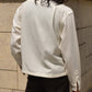 ウールオープンカラーシャツ[White]