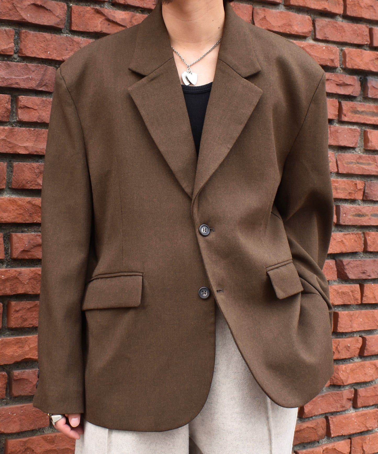 グランパテーラードジャケット[Brown]