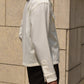 ウールオープンカラーシャツ[White]