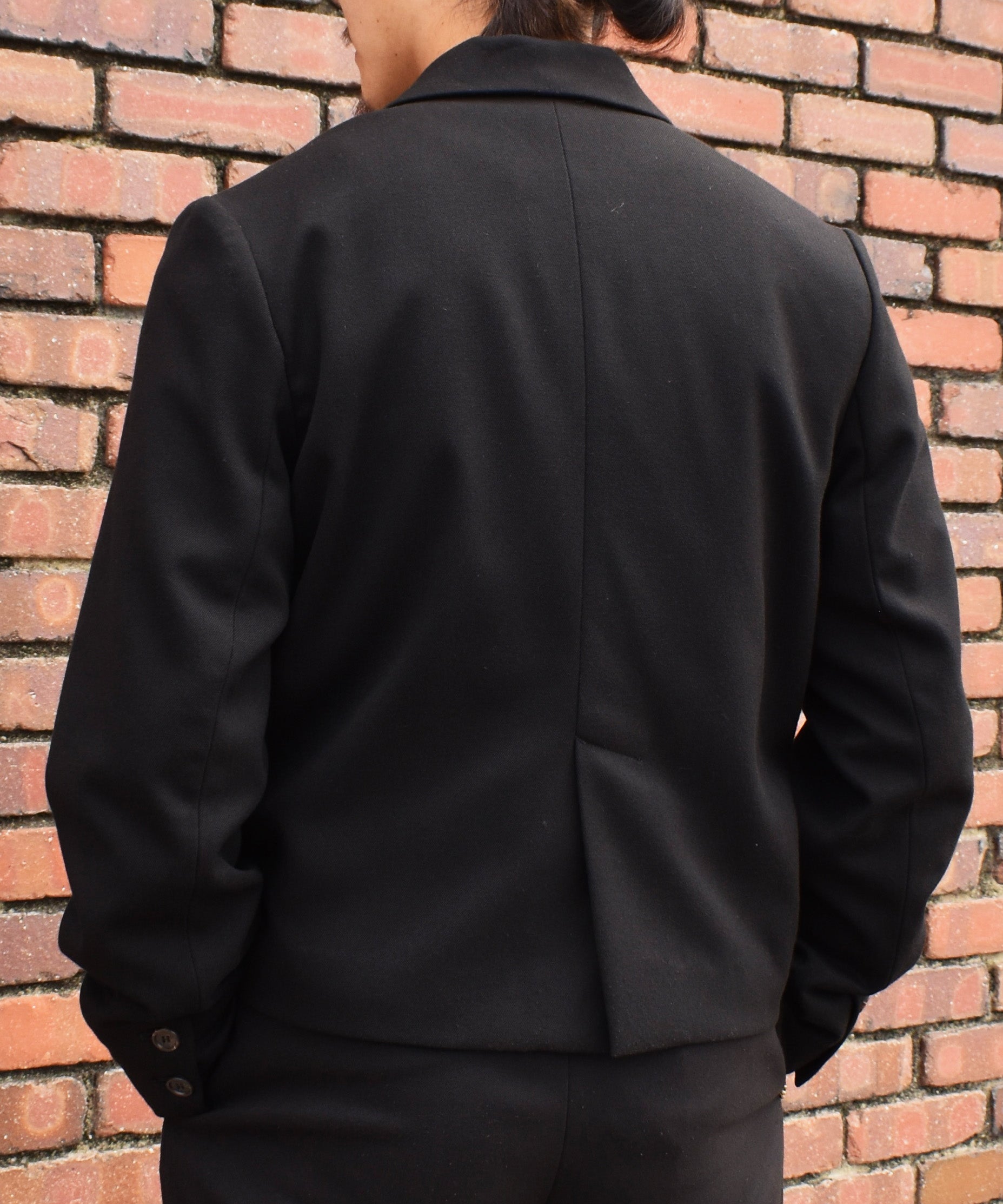 ミリタリーツイルダブルジャケット[Black] – Noen