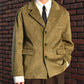 フェイクスエードテーラードジャケット[Khaki]