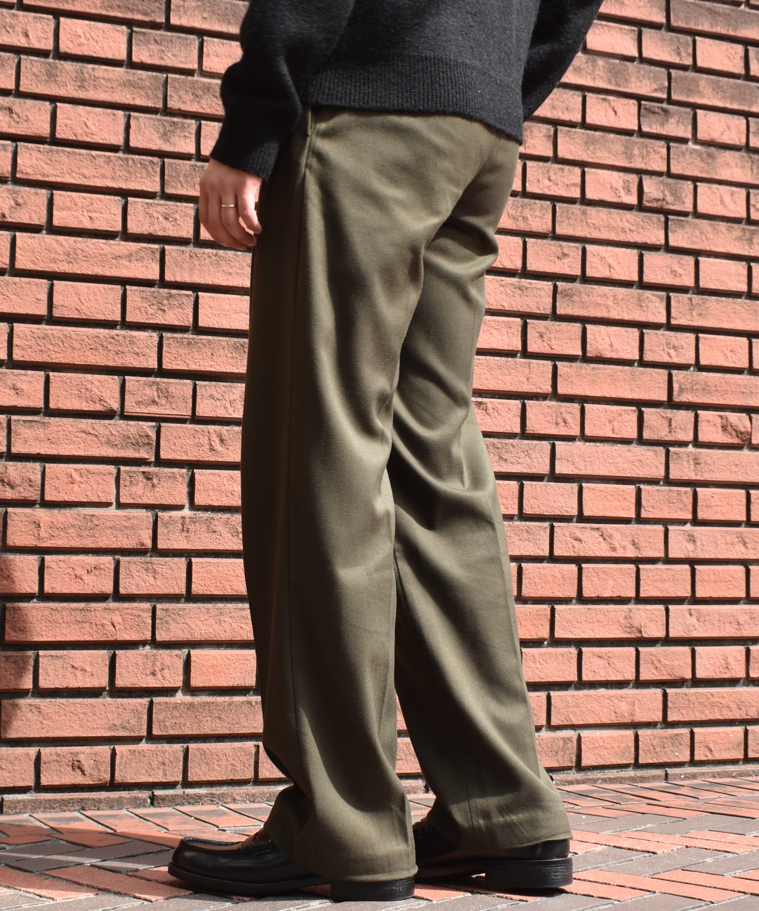 ミリタリーツイルスラックス[Olive] – Noen