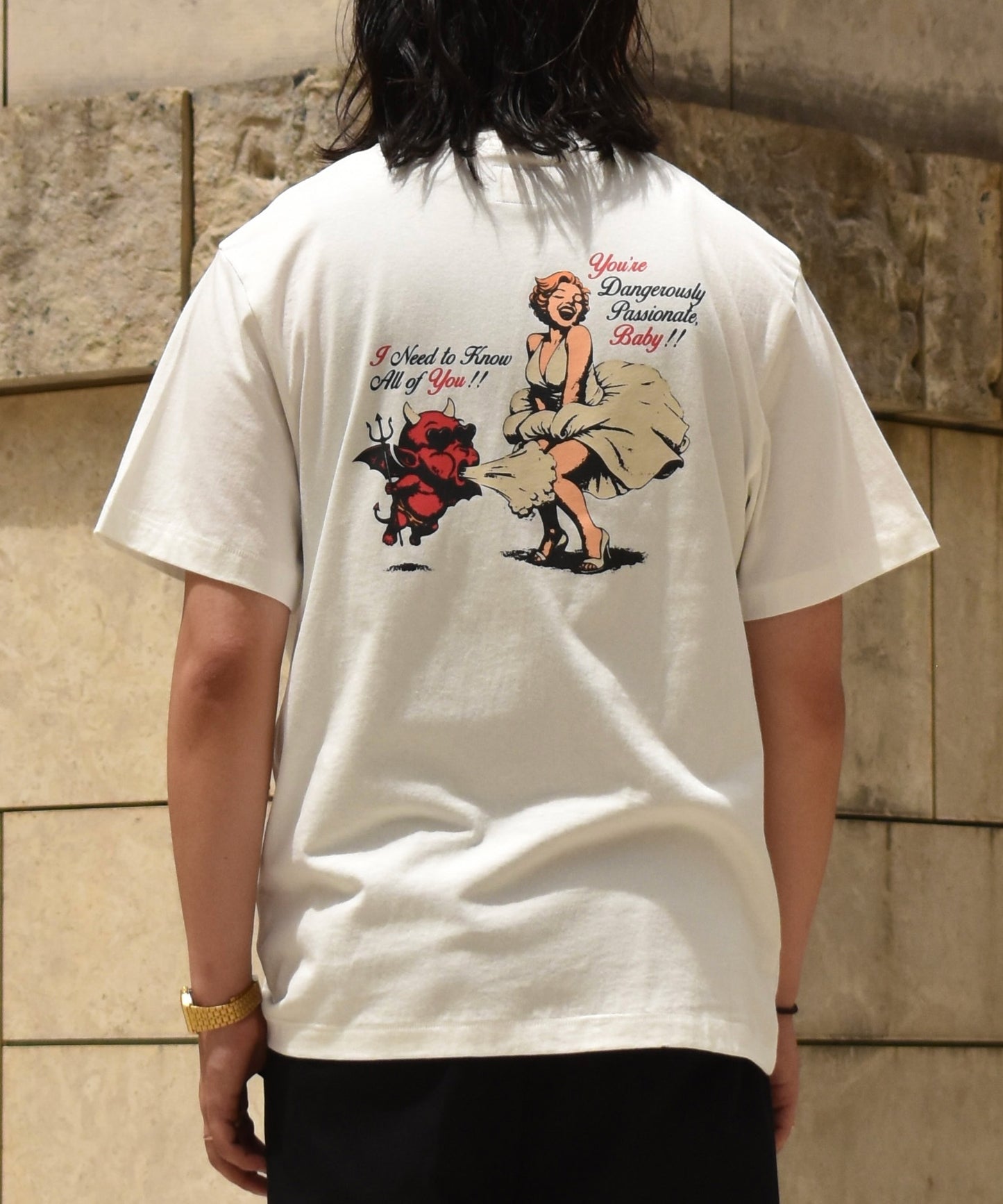 PIN-UP T-SHIRT[White]