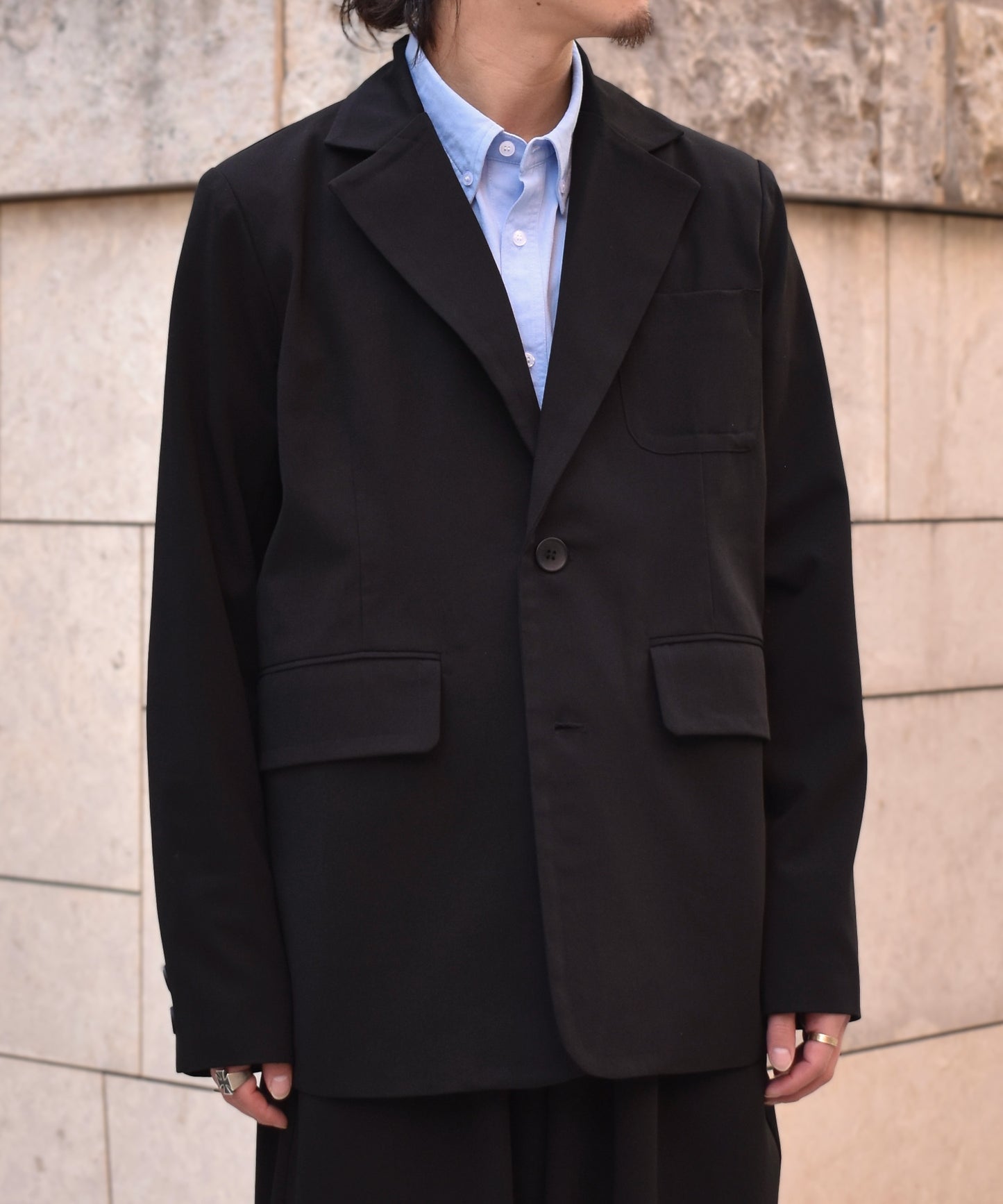 プレッピールーズジャケット[Black]