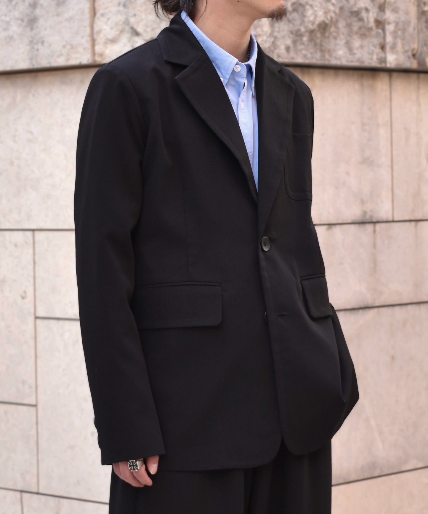 プレッピールーズジャケット[Black]